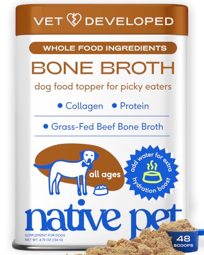 Native Pet Bone Broth for Dogs - Made with Real...