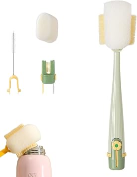 5-in-1 Bottle Cleaning Brush Set, 5 in 1 Water Bottle Brushes for Cleaning, with Long Handle, Multifunctional Gap Cleaning Brushes for Cups, Lids, and Straws