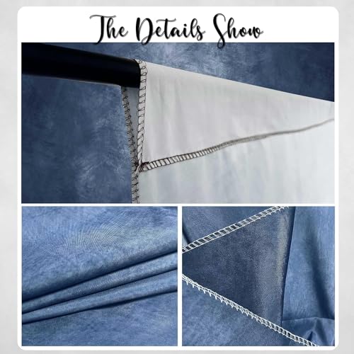 Image of Abstract Photography Backdrop for Photoshoot 6x8ft,Blue,No Stand