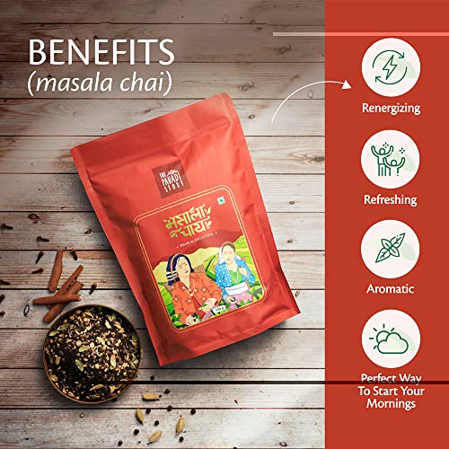 Image of The Pahadi Story Masala Chai 100g Trial Pack | Assam Masala Tea with Natural Indian Spices | Kadak Chai Masala for Milk Tea