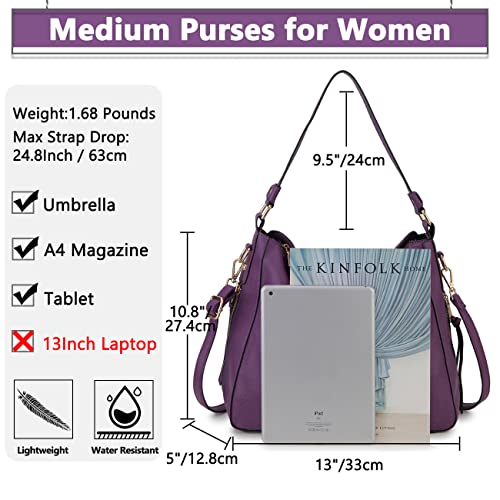Bolso Hobo VX VONXURY para mujer, cuero sintético miniatura 2