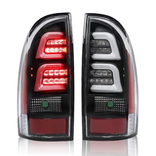 GRAND ORANGE 3D LED Tail Lights Assembly Fit 2005-2015 Toyota Tacoma