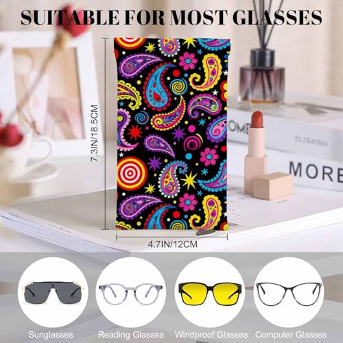 Image of Dragonfly Glasses Case Lightweight Glasses Cases PU Sunglass Organizer Eyeglasses Case Glasses Cases For Men Women