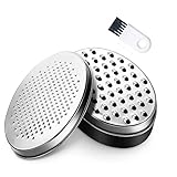 Cheese Grater with Food Storage Container and Lid Vegetable Chopper,Perfect for Hard Parmesan or Sof
