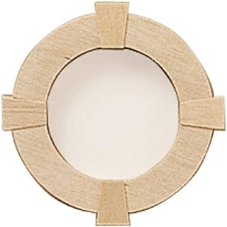 Melody Jane Dollhouse Round Window Frame 1:12 Scale Wooden Miniature Builders DIY