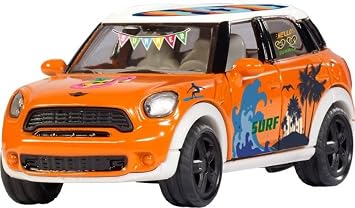 siku 6507, El İşi Seti Style my siku, MINI Countryman Summer, Oyuncak Araba, Metal/Plastik, Turuncu, Kişisel Tasarım için Çıkartma Kemeri Dahil, Açılabilir Kapılar