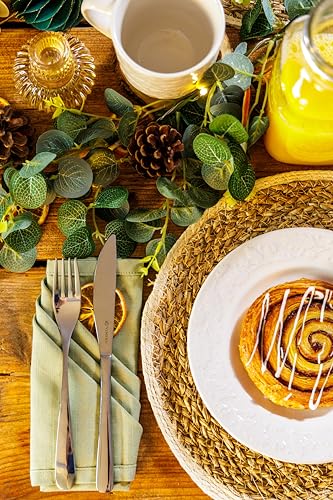 Viners Sicily 16 Piece Cutlery Set | Stainless Steel Flatware, Mirror Finish, Dishwasher Safe & Rust Resistant, Everyday Dining & Entertaining, British Heritage Brand - Image 3