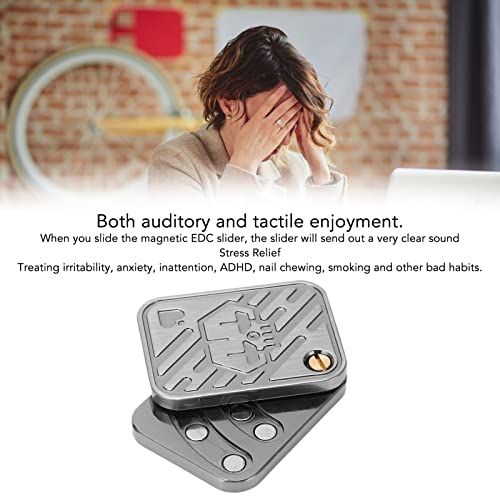 Luqeeg Metal Poker Fidget Slider Toys, Magnetic Metal Fidget Slider - Image 3