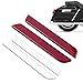 Amazicha Red Reflectors for Harley Latch Covers Saddlebags Side Visibility 1993-2013 (Red)