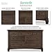 Evolur Cheyenne and Santa Fe Double Dresser, Antique Brown, 54x33x20.3 Inch (Pack of 1)