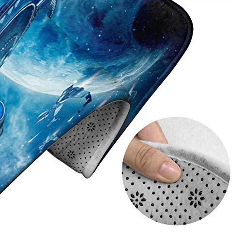 SJPillowcover Star Trek Badezimmerteppich-Set, weich, rutschfest, saugfähig, 3-teilig – Bild 6