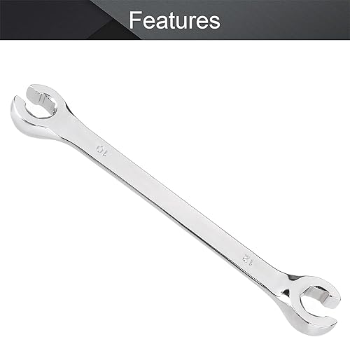 Miniatura 3 de Utoolmart Llave de tuerca acampanada, llave métrica de doble extremo abierto de 0.394 in x 0.472 in