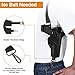 Shoulder Holster, Adjustable Leather Shoulder Holsters for Concealed Carry with Double Magazine Pouch, Fit 1911, Glock 17/19/23, Beretta 92FS and More Pistols-for Right Hand