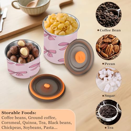 Envase de café ATTX de acero inoxidable 500ml hermético rosa miniatura 5