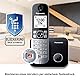 Panasonic KX-TG6852GB Schnurlostelefon mit 2 Mobilteilen (Bis zu 1.000 Telefonnummern sperren, übersichtliche Schriftgröße, lauter Hörer, Voll-Duplex Freisprechen) schwarz-silber
