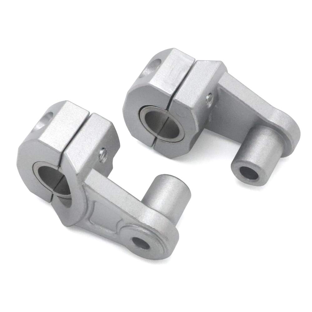 Universal Motorcycle Handlebar Riser 22mm 28mm Bars Clamp Handle Bar Risers For B.M.W SU.ZU.KI DU.CA.TI Ka.wa.sa.ki HO.N.DA YA.MA.HA (Color : Black)