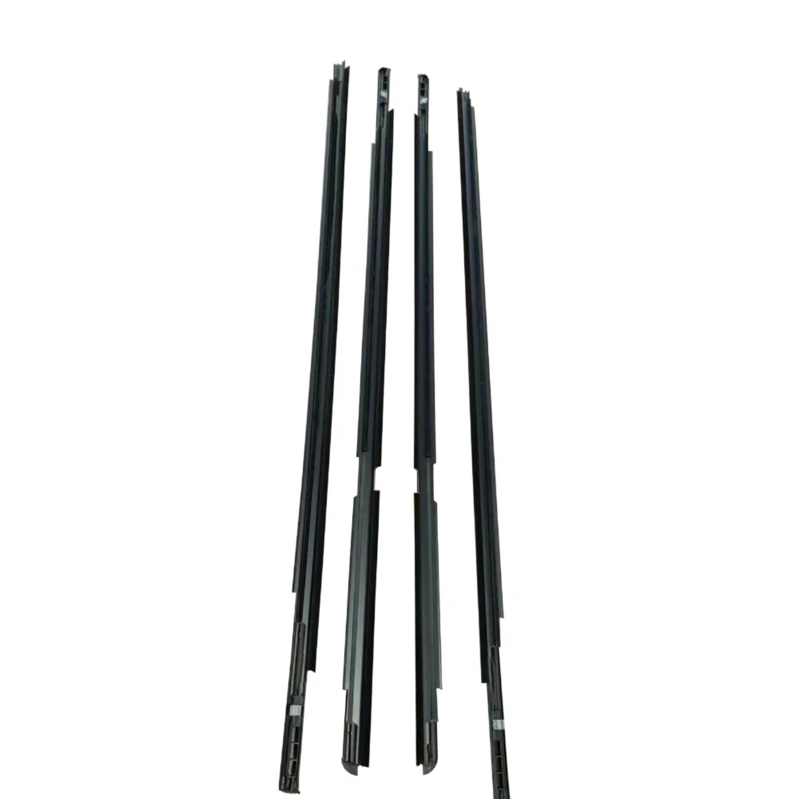 Glilar One Color Automotive Window Seals Compatible With Toyota For Yaris Hatchback 2006-2013 4Pcs Window Outer Side Glass Sealing Strips 681600D100 682100D100