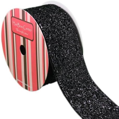 1.5" Red Glitter Ribbon 25yd