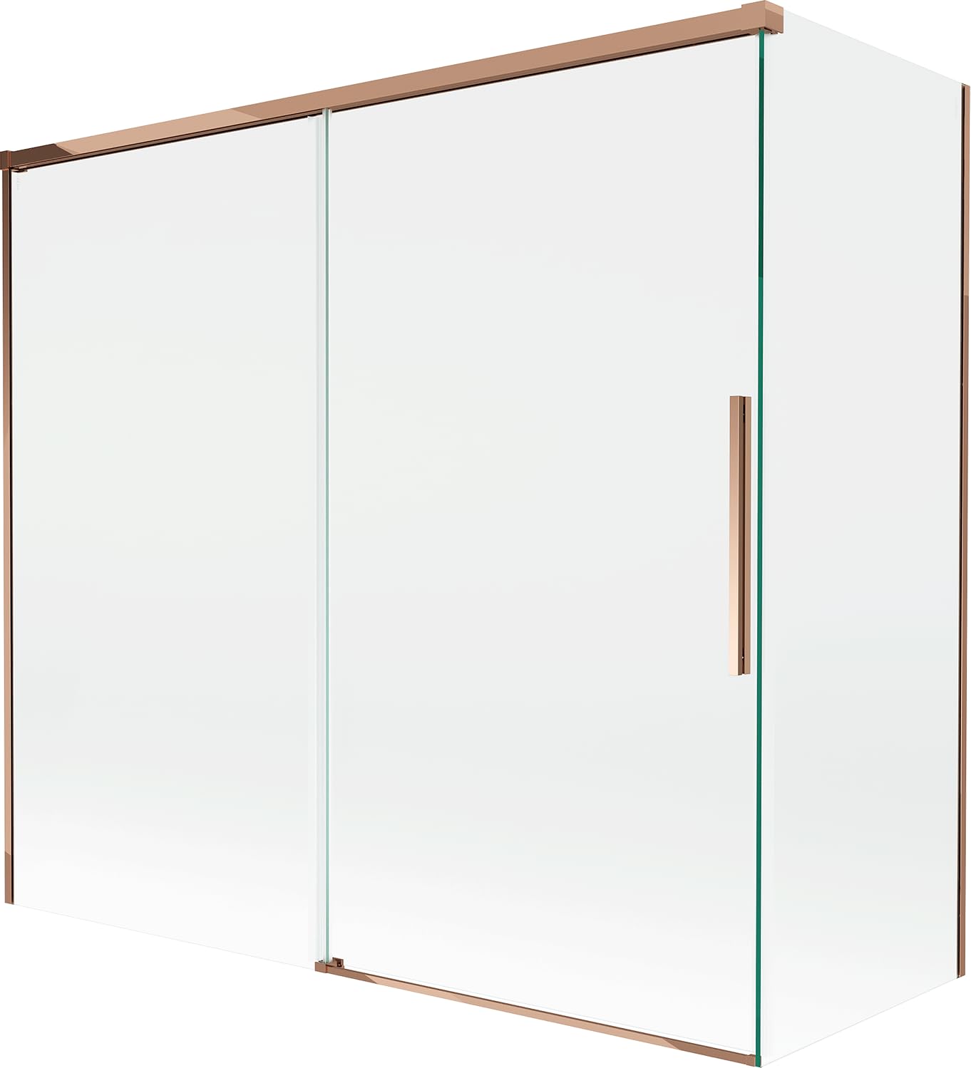 Mexen Rox - Parete doccia a 2 ante, porta scorrevole, 170 + 80 x 150 cm