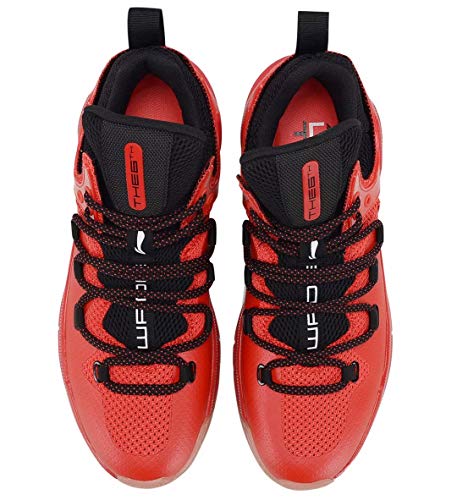 Tênis de basquete masculino LI-NING Wade The Sixth Profissional Forro respirável antiderrapante ABAN