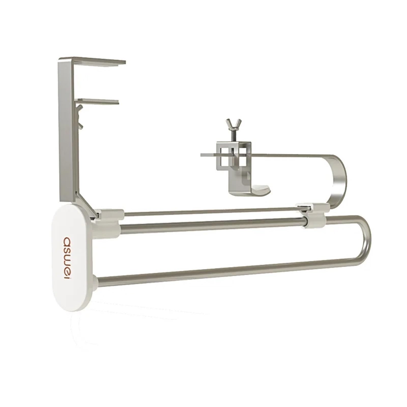 Pull Out Clothes Rail Punch-free Telescopic Slide Rail Clothes Hanger Retractable Pull-out Storage Rack For Wardrobe Closet Organizer