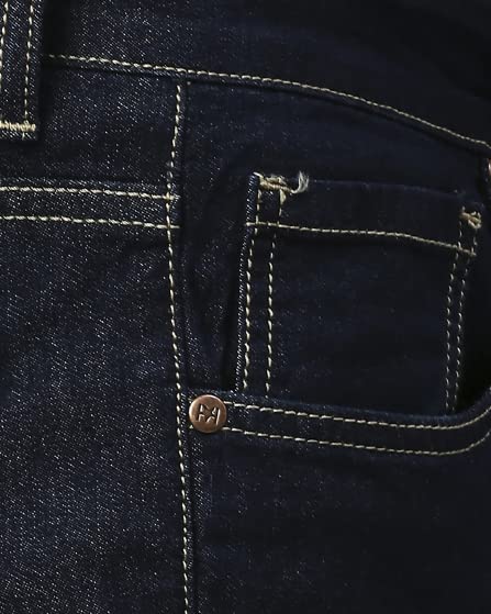 Image of HIGH Star Men Black Jean Slim-Fit Stretchable Jeans