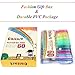 Caliart Glitter Gel Pens for Adult Coloring Books Glitter Pens Neon Colored Pens Art Markers for Drawing Doodling Crafts Scrapbooks Journal (60 glitter gel pens)
