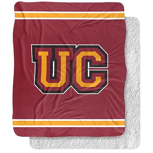 Ursinus College Blanket, 50"x60" Primary Logo, Silky Touch Sherpa Back Super Soft Throw Blanket