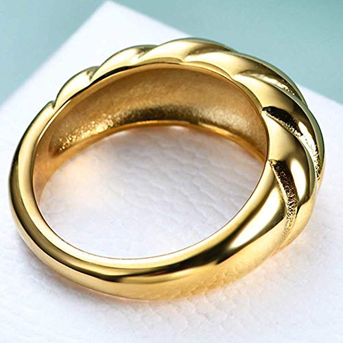 Jude Jewelers Stainless Steel Twisted Style Classical Plain Wedding Engagement Promise Anniversary Band Ring4