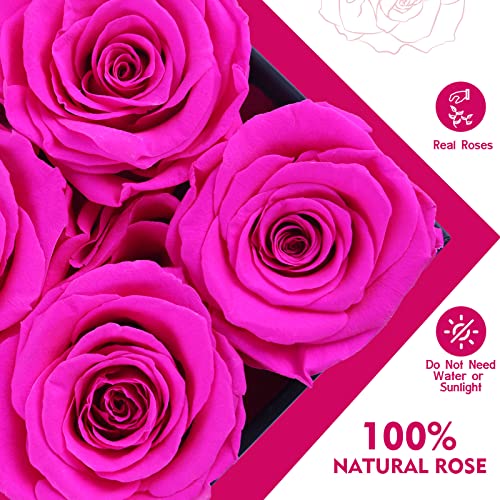Impouo Geconserveerde roos, cadeaus voor haar, verjaardagscadeaus voor vrouwen, cadeaus voor mama, vriendin, vrouw, oma, Kerstmis, verjaardag, Valentijnsdag - Image 3