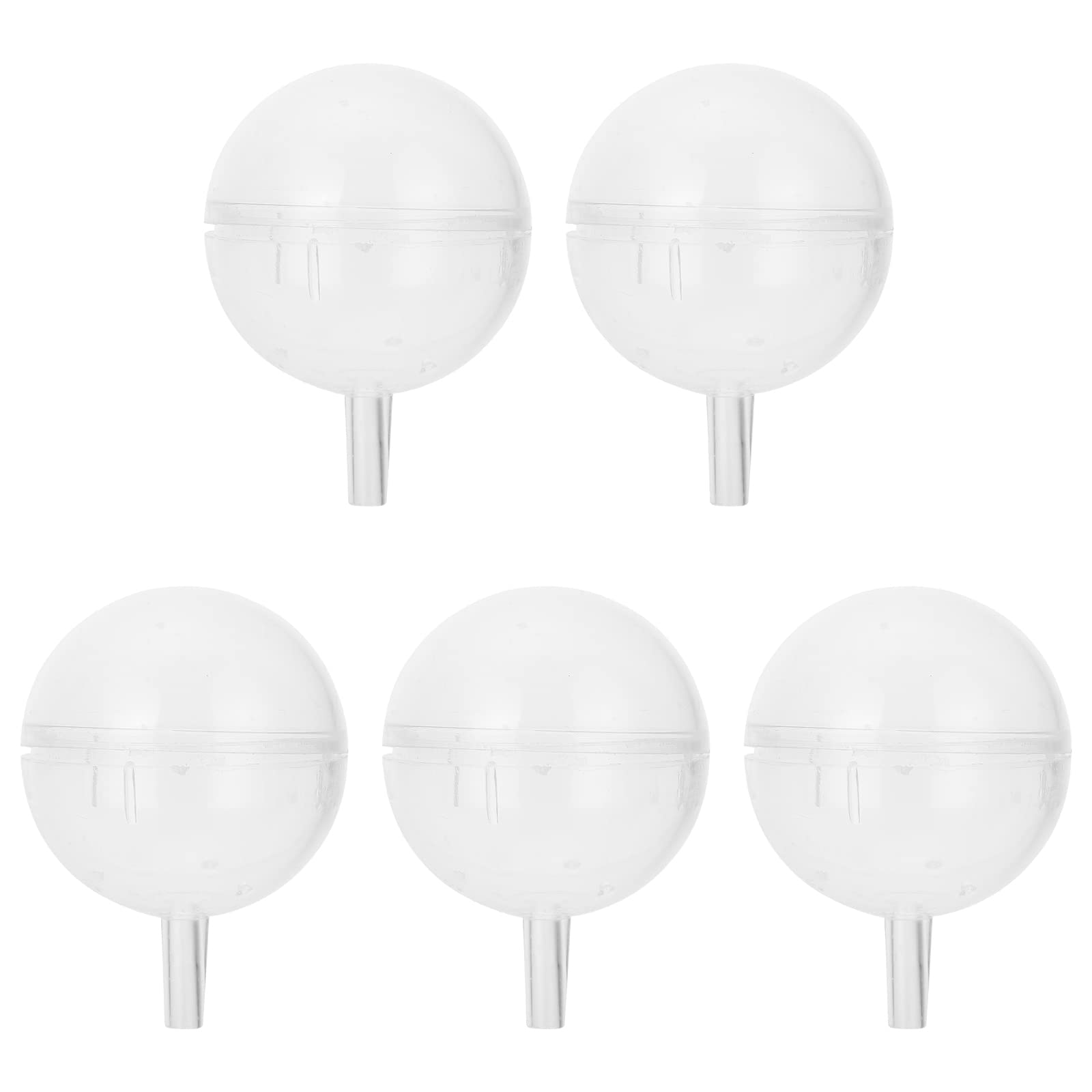 Bouquet Holder 25pcs Clear Chocolate Truffle Holder Plastic Round Chocolate Wrapper Candy Packaging Case Flower Support Rack for Birthday Wedding Corsage Boxes