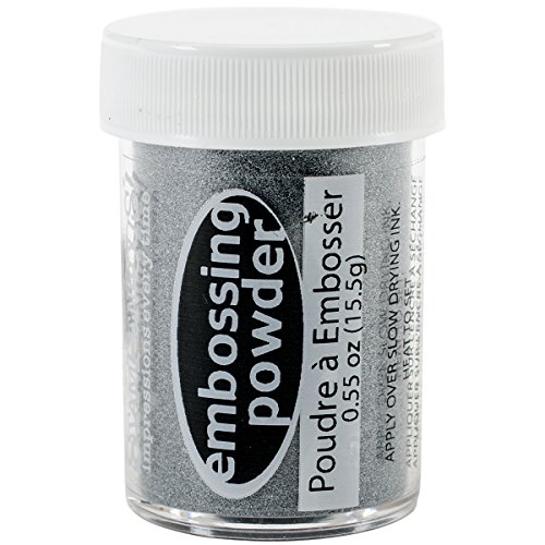 Stampendous Embossing Powder .55oz-Silver Opaque