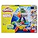 Play-Doh Marvel Hulk Smash & Squish Kids Playset with Bendy Action Figure and Accessories, Imagination Toys for Boys and Girls 4 and Up
