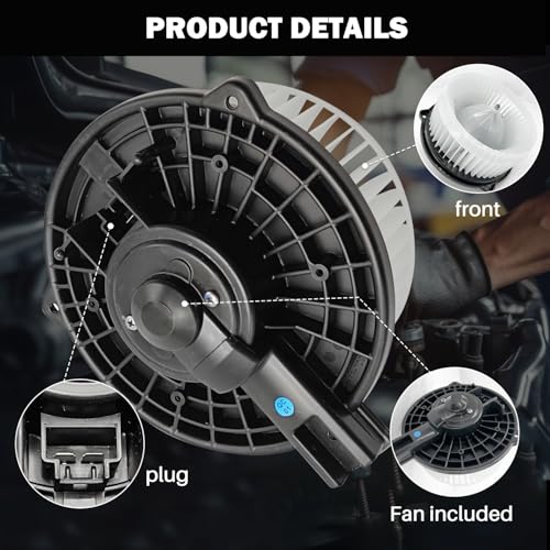 Image of 700003 AC Heater Blower Motor Fan Assembly Fit for Acura tsx 2004-2008,for Honda Accord 2003-2007,for Honda Ridgeline 2008-2014 79310SDAA01, 79310SDCA01, 79310SJCA03, HO3126106