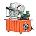 VEVOR 10000 PSI Hydraulic Electric Pump, Double Acting, 750W Full Copper Power Engine & 8L Hydraulic Power Pack Cylinder