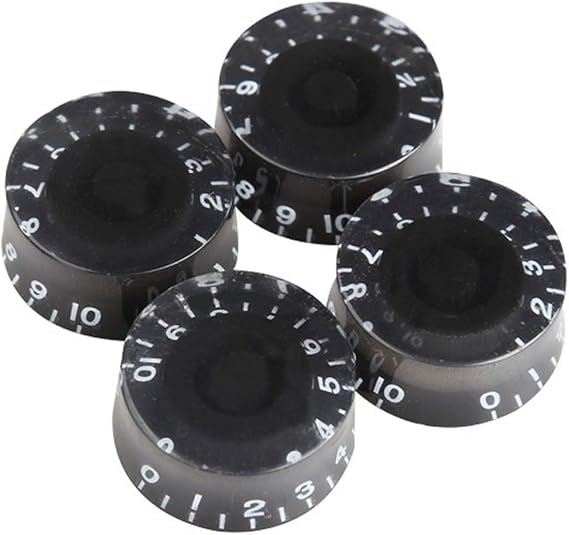 Electric Guitar Volume Knobs Speed Control Knob Black LP