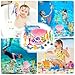 HUUIDY Pool Toys, 31Pcs Mermaid Toys Diving Toys with Shell Treasure Chests and Storage Bag, Swimming Pool Games Summer Water Toy Gift Set for Kids Toddlers Girls Boys