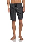 Skiny Herren Hr. Hose kz. Schlafanzughose, Mehrfarbig (Black Check 8645), Large (6 (L))