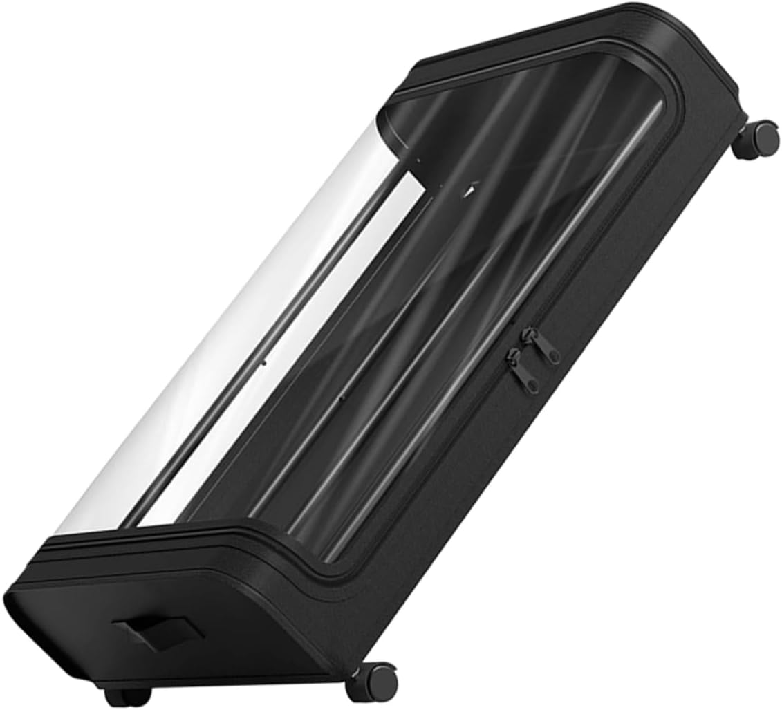 under Bed Storage Box Wheels Mesh Organizer for Clothes Toys and Books Versatile Storage for Living Rooms and More Transparent Lid