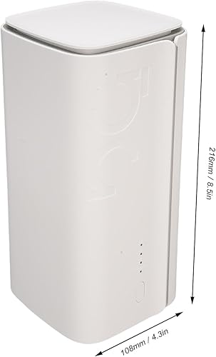 Miniatura 5 de Asixxsix Router 5G CPE con ranura para tarjeta SIM, dispositivo inalámbrico WiFi 6 de banda dual de alta velocidad de 4.67 Gbps, 8 antenas celulares