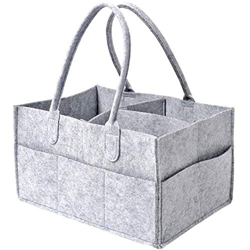 NALCY Organizador de Paales, Organizador Porttil para Cambiar Paales Cesta de Almacenamiento Porttil para Almacenar Artculos de Bebs Recin Nacidos