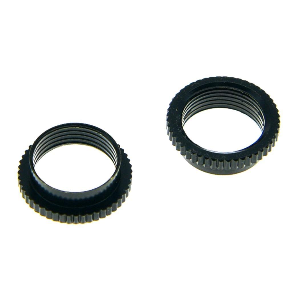 Dopro 10x USA Thread Fine Knurled 15/32" Deep Nut Guitar Toggle Switch Nut Fits Les Paul with Switchcraft Switches Black - Image 4