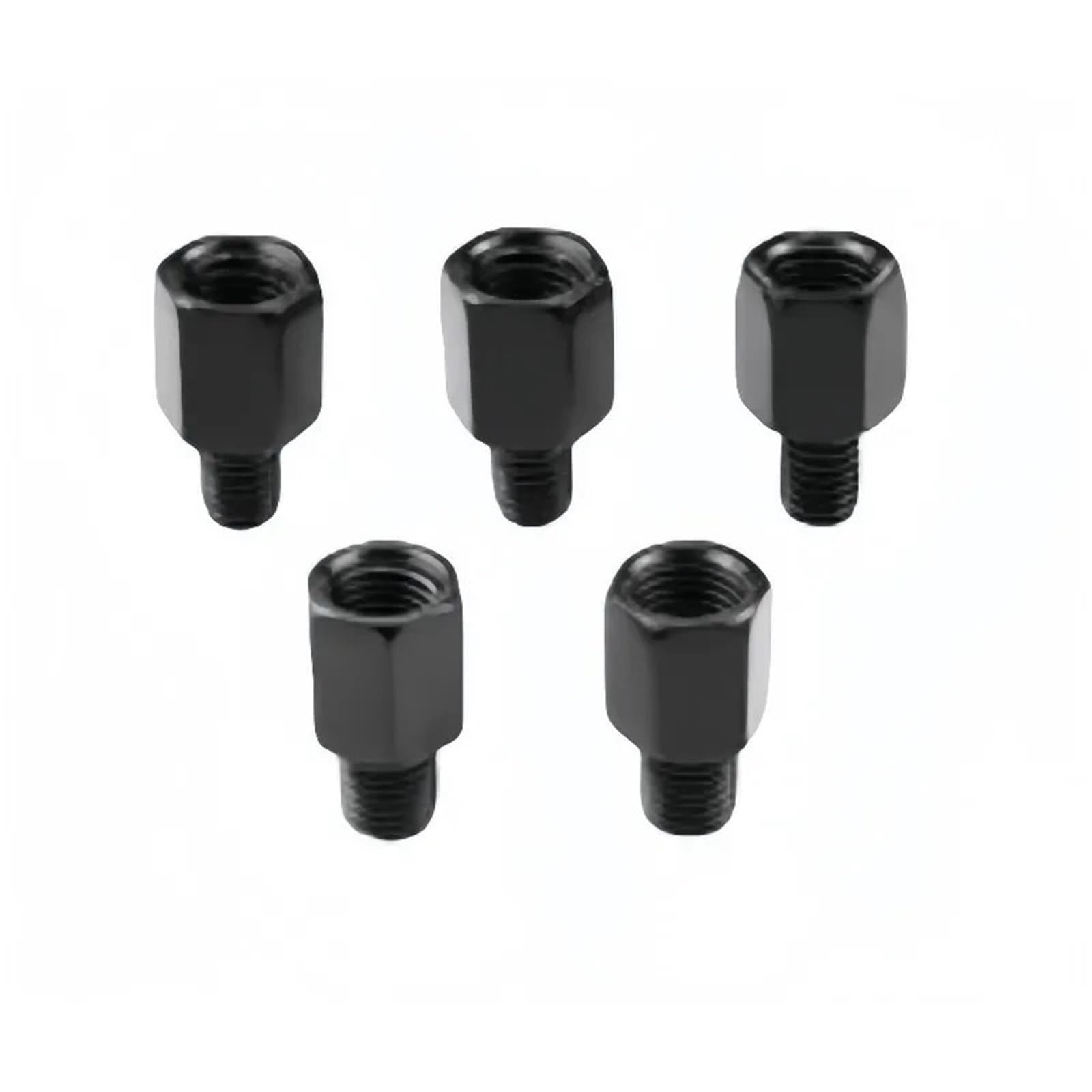UTLODY motorcycle mirrors 1 Pair Of Motorcycle Rearview Mirror Round Foldable For M8 M10 For Street Bikes Sport Scooters Cruisers ATV Motorcycles bar end mirror(Mirror Screw)