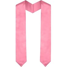 Plain Graduation Stole Class of 2026, Graduation Sash, Classic End With Trim Unisex Adult 70" Academic Commencements