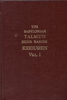The Babylonian Talmud Seder Nashim Kiddushin Vol. 1 B008MBV5AS Book Cover