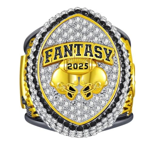 WZZXJQNRHF 2025 Fantasy Football Championship Ring – Trophäenring Für Fanst Displaybox, Schmuck Für Fantasy WZZXJQNRHF 2025 Fantasy Football Championship Ring – Trophäenring Für Fanst Displaybox, Schmuck Für Fantasy