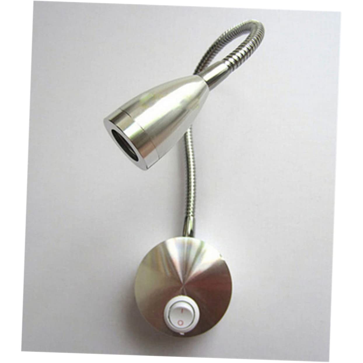 SEWACC Led Wall Mounted Reading Light 3w Bendable Lamp Flexible Arm Wall Light Led Lighting 85-30cm Tube White