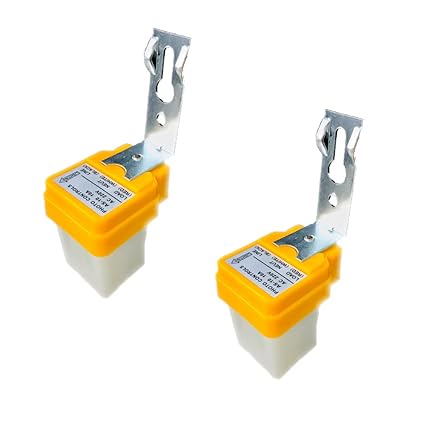 LEYDEN AS-10 230 Volt AC, 10A Auto Day Night ON/OFF Switch, Photocell LDR Sensor Switch For Street Light, Lamps, Etc. Water Proof Lighting Switch Electrical Switch (PACK OF 2)