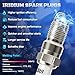 Iridium Spark Plugs 6 Pack 7164 TR55IX Compatible with 1999-2013 Chevy Silverado 1500 4.3 V6 GMC Sierra, Buick Century LeSabre, Ford Explorer Escape, Cadillac, Pontiac, Mazda Vehicles 3.1L-4.3L