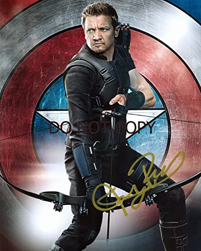 Jeremy Renner Autographed Signed Photo 8 x 10 reprint photo picture poster wall art autograph RP